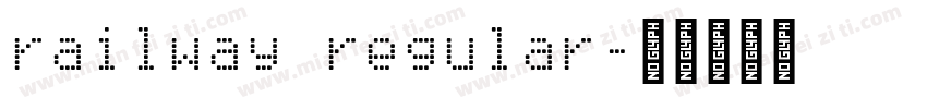railway regular字体转换